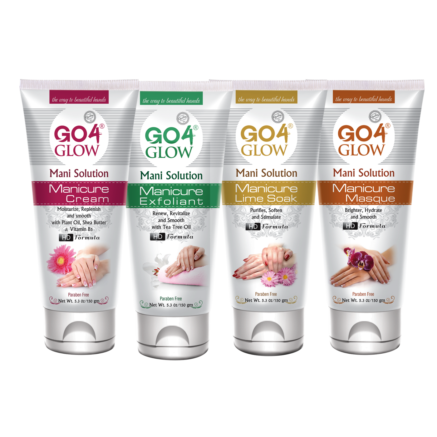 Go4Glow Manicure Set (4 Tubes/Products)